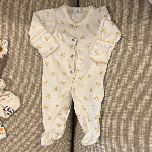 Kissy kissy Duck Print Footie Pajamas - Picture 1 of 4